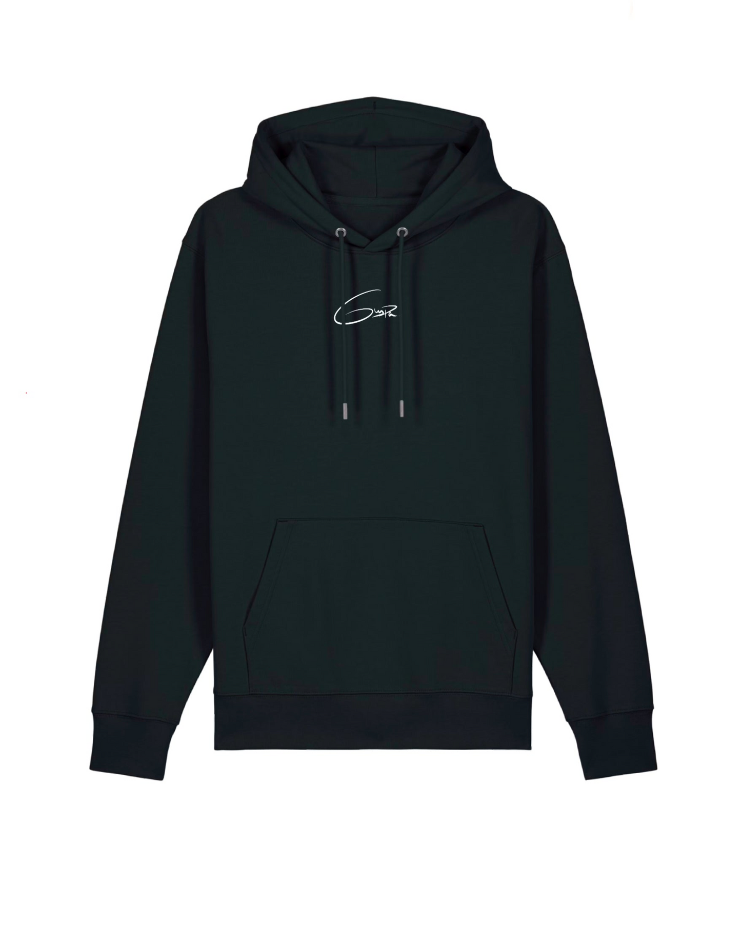 Sudadera negra con capucha unisex